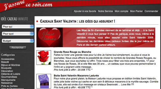 J'assure ce soir image 6 Saint Valentin : toujours pas votre cadeau ?