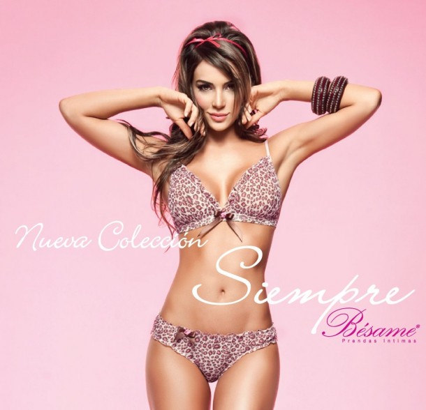 Besame2011Lingerie1 610x588 Natalia Vélez pour Always Besame Lingerie
