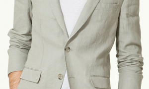 blazer lin zara