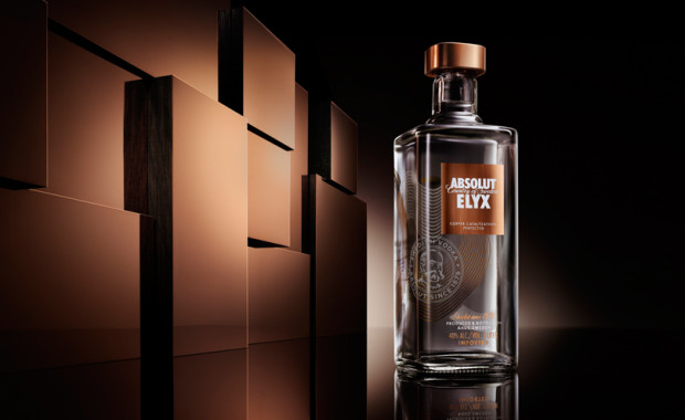 Vodka Absolut cuivre Elyx