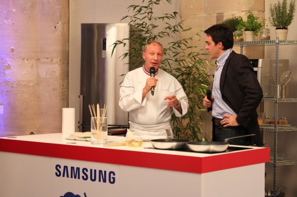 Samsung : Les nouvelles invitations avec Eric Frechon