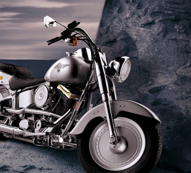 Une moto Harley Davidson dans votre salon !