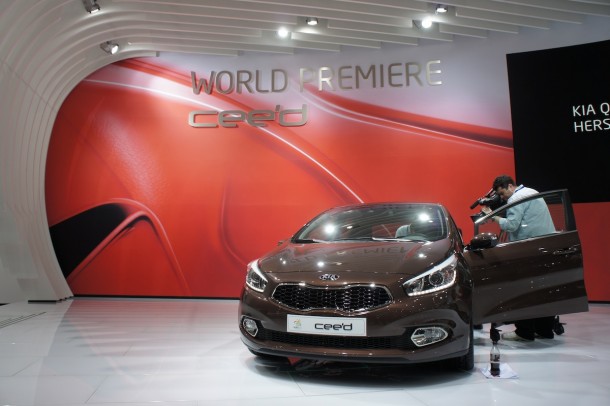 Kia cee&rsquo;d 2012 au Salon de l&rsquo;auto de Geneve