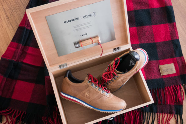 Le Coq Sportif x Opinel : une sneaker des montagnes